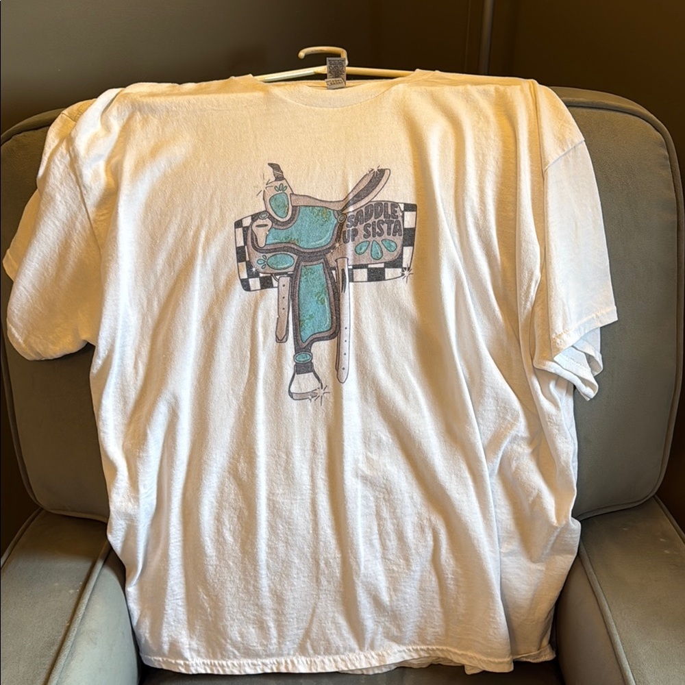 Saddle Up Sista Turquoise T-Shirt